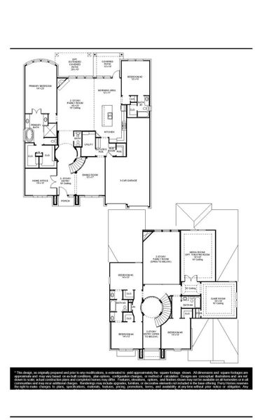 2D floor plan layout of this home in Jordan Ranch, Fulshear, TX (Image 2). 2D floor plan layout of this home in Jordan Ranch, Fulshear, TX (Image 2).
