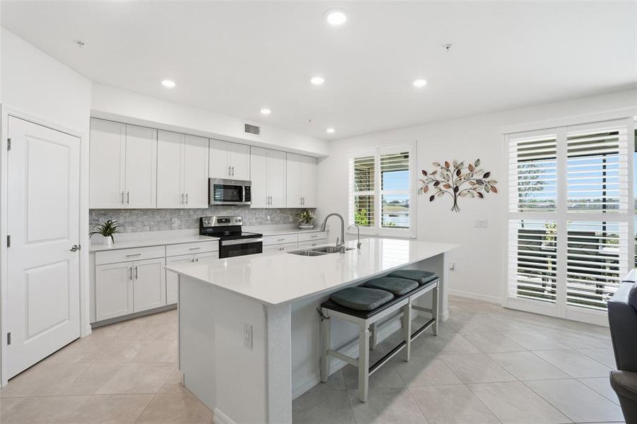 Furnished interior view inside a new home in , Punta Gorda (Image 18).