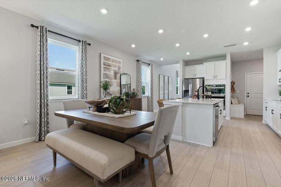 Furnished interior view inside a new home in Seminole Palms, Palm Coast (Image 26).