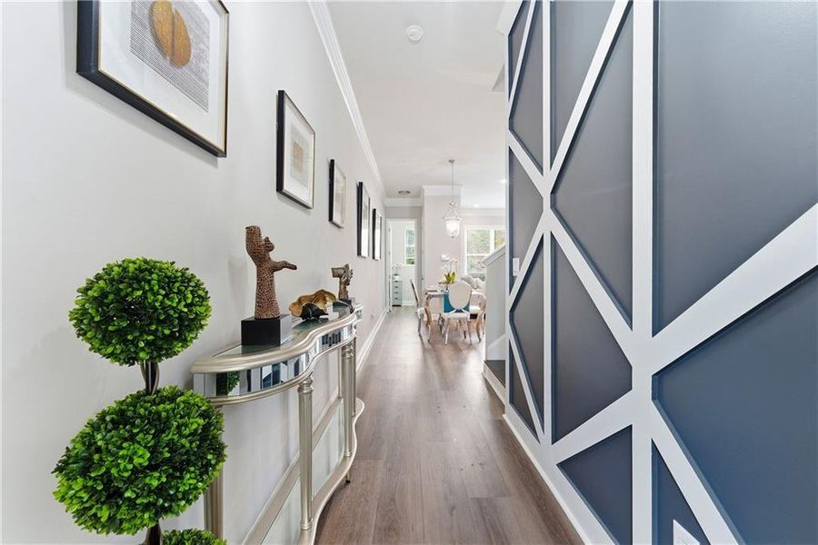 Furnished interior view inside a new home in , Decatur (Image 8).