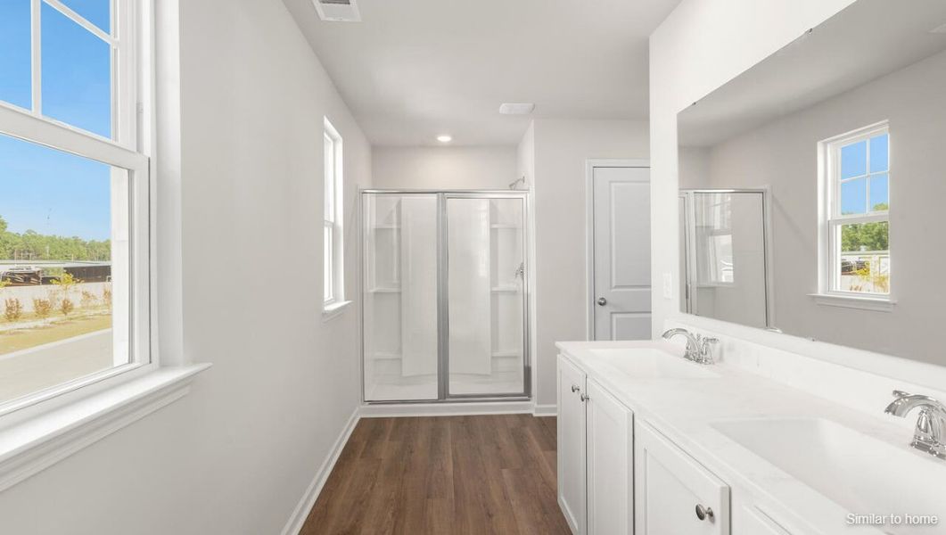 Furnished interior view inside a new home in Bella Point, Bolivia (Image 11).