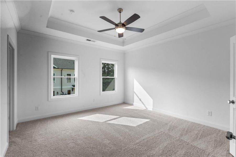 Spacious, unfurnished interior of a new home in Evanshire Townhomes, Duluth (Image 29). Spacious, unfurnished interior of a new home in Evanshire Townhomes, Duluth (Image 29).