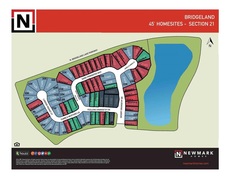 Image 13 of a home in Bridgeland 45', 50', 70'.