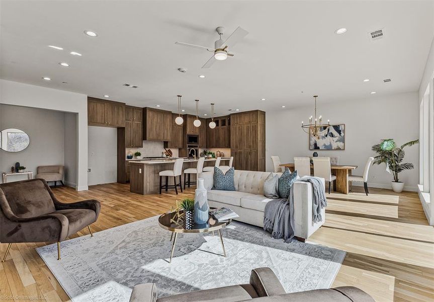 Furnished interior view inside a new home in , Heath (Image 26). Furnished interior view inside a new home in , Heath (Image 26).