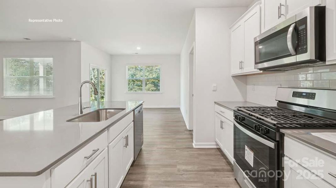 Furnished interior view inside a new home in Cline Village, Conover (Image 3). Furnished interior view inside a new home in Cline Village, Conover (Image 3).