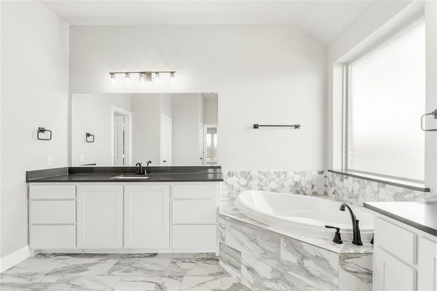 Furnished interior view inside a new home in Crystal Lake Estates, Red Oak (Image 12).