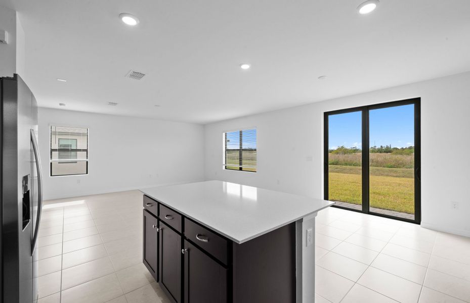 Furnished interior view inside a new home in Whispering Lakes, Lehigh Acres (Image 7).