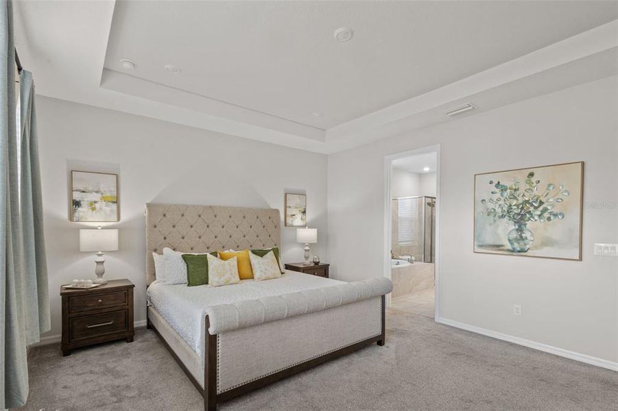 Furnished interior view inside a new home in River Landing, Wesley Chapel (Image 10).