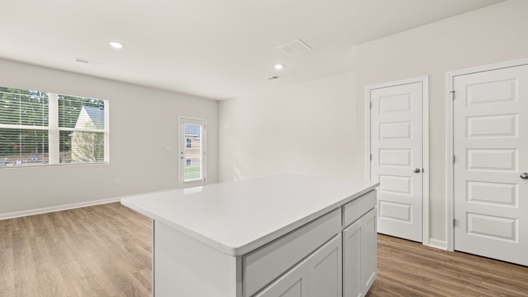 Furnished interior view inside a new home in Young's Crossing, Stone Mountain (Image 9). Furnished interior view inside a new home in Young's Crossing, Stone Mountain (Image 9).