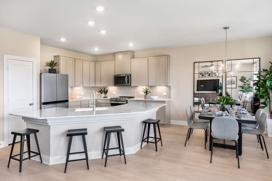 Representative furnished interior of a home built from the 2500 by KB Home in Hidden Trails, Belton (Image 7).