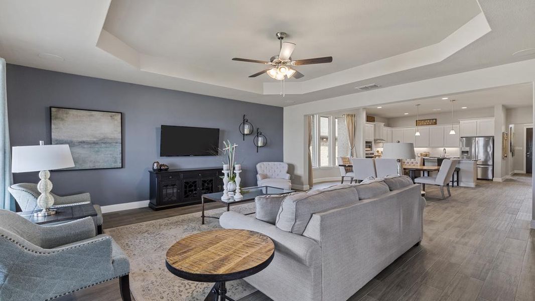 Furnished interior view inside a new home in Eagle Creek, Denton (Image 19).