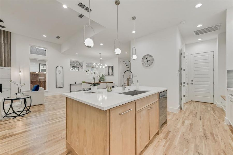 Furnished interior view inside a new home in , Dallas (Image 34).