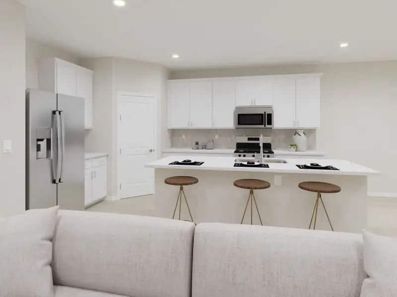 Furnished interior view inside a new home in Lakehaven - Premier Series, Farmersville (Image 3).