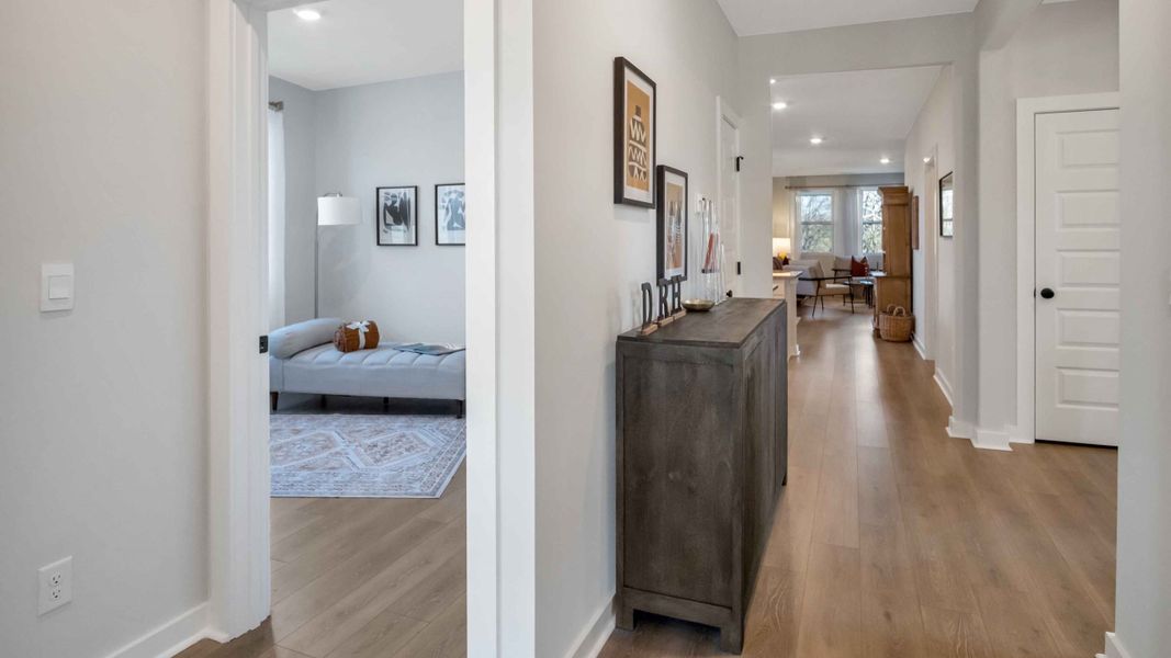 Furnished interior view inside a new home in Nexus South, Gallatin (Image 14).