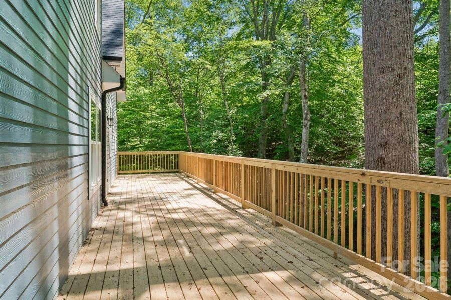 Exterior details and patio area of a home in , Troutman (Image 18).