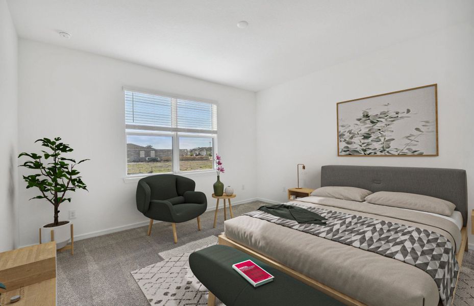 Furnished interior view inside a new home in Del Webb Sunchase, Parrish (Image 8).