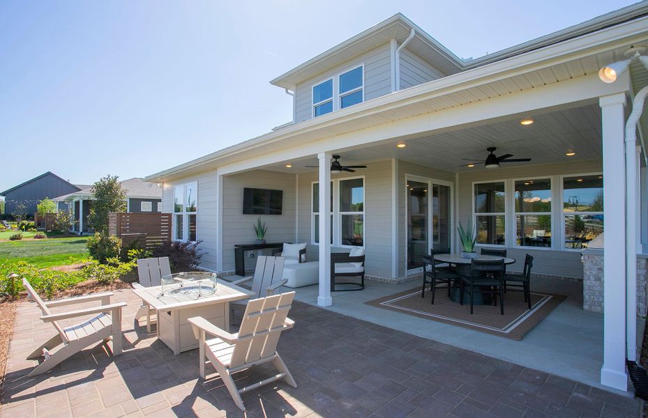 Mystique Exterio in new home design at Active Adult Community Del Webb Barton Village near Nashviller