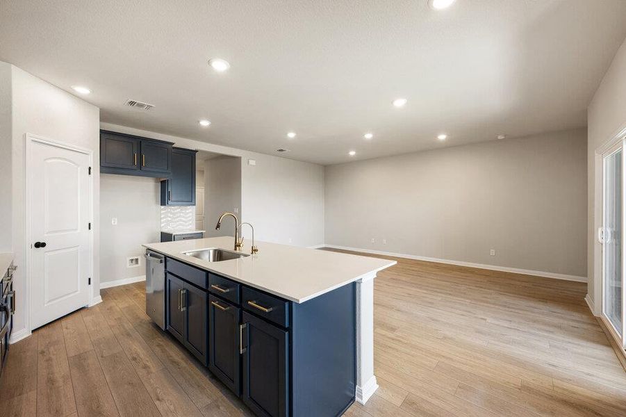 Furnished interior view inside a new home in Berry Creek Highlands, Georgetown (Image 6). Furnished interior view inside a new home in Berry Creek Highlands, Georgetown (Image 6).