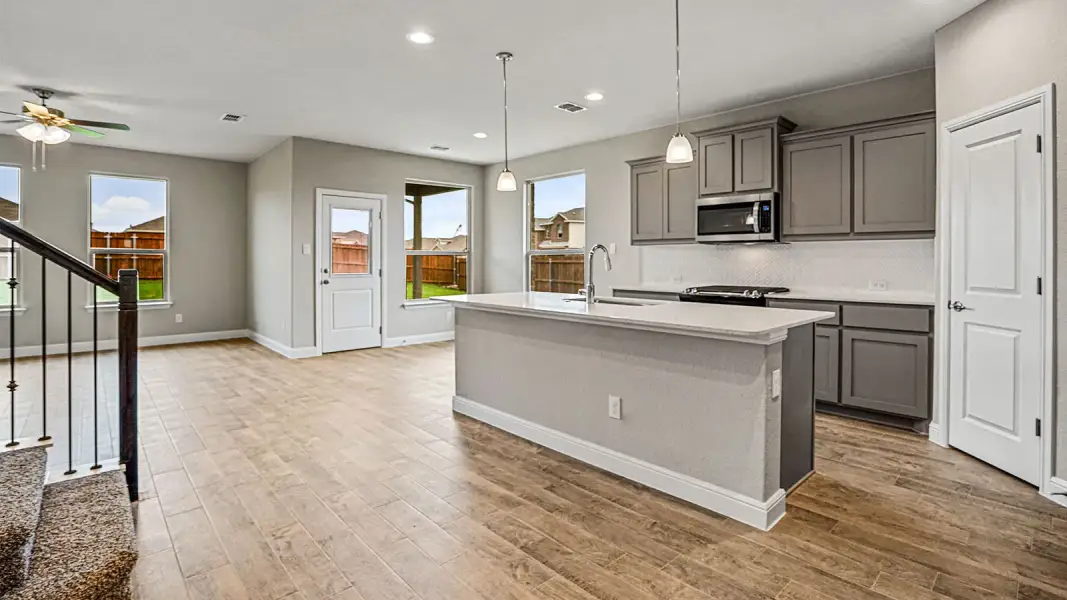 Furnished interior view inside a new home in Parkerville Meadows, DeSoto (Image 10).