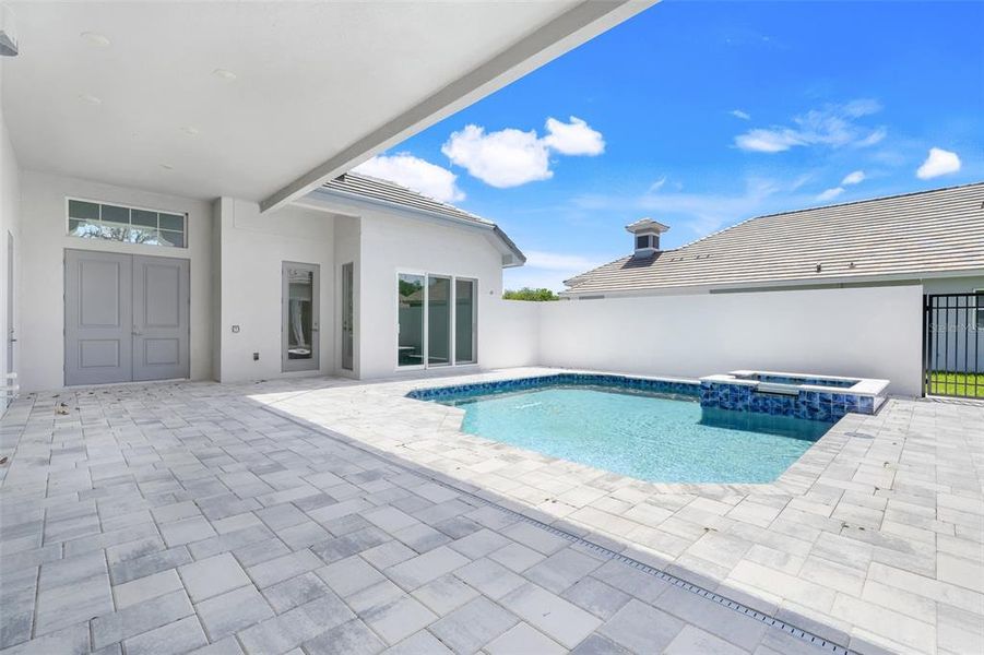 Exterior details and patio area of a home in Toscana, Palm Coast (Image 3). Exterior details and patio area of a home in Toscana, Palm Coast (Image 3).