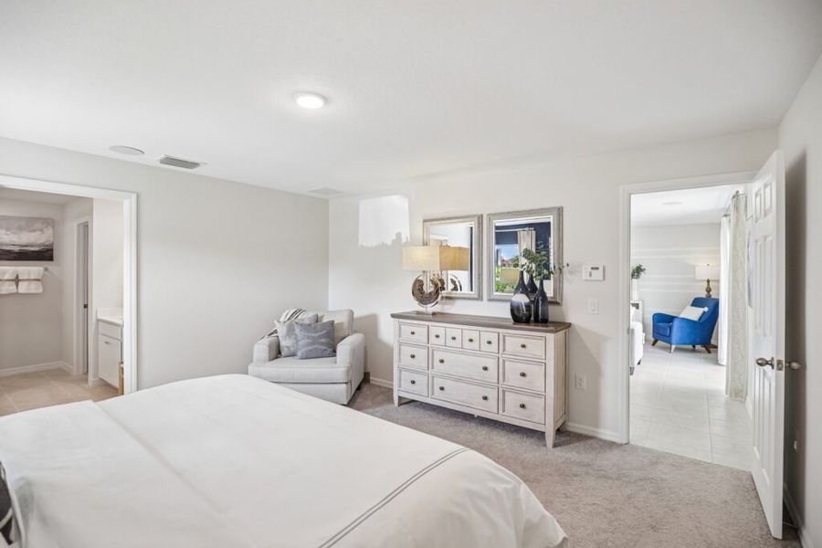 Representative furnished interior of a home built from the Royal by Holiday Builders in Citrus Springs, Citrus Springs (Image 12).