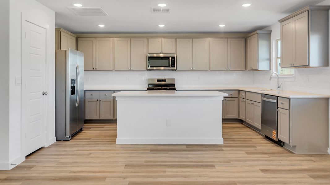 Furnished interior view inside a new home in Overlook West, Wolfforth (Image 6).