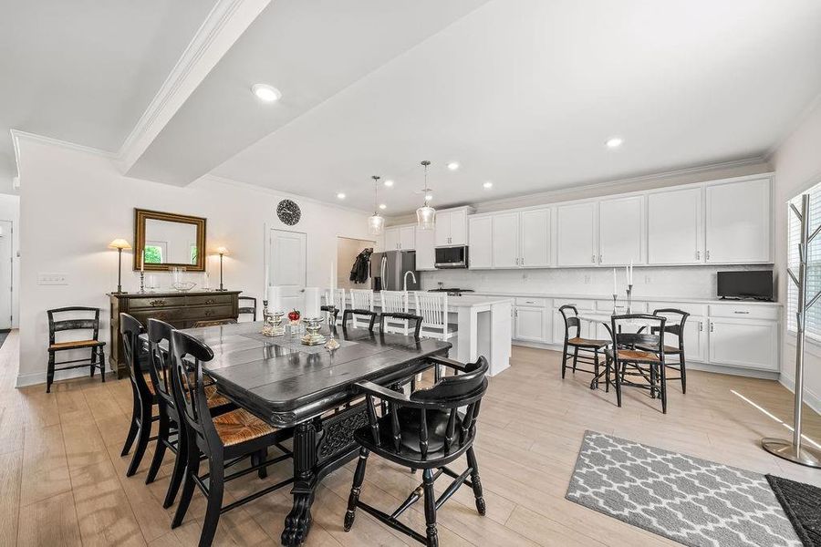 Furnished interior view inside a new home in , Dallas (Image 21).