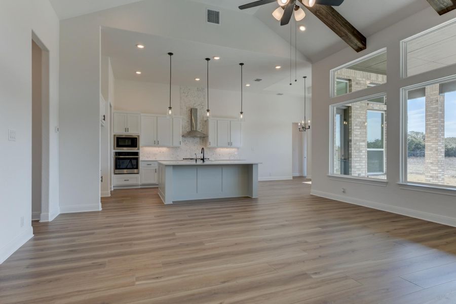 Representative furnished interior of a home built from the Kylie by Ashton Woods in Waldsanger, New Braunfels (Image 3). Representative furnished interior of a home built from the Kylie by Ashton Woods in Waldsanger, New Braunfels (Image 3).