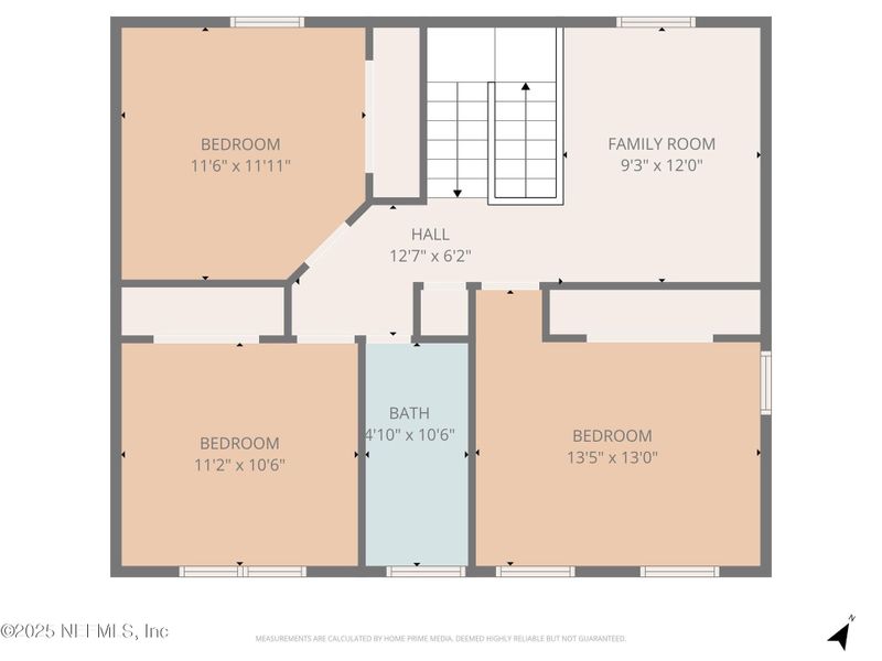 2D floor plan layout of this home in , Jacksonville, FL (Image 5).
