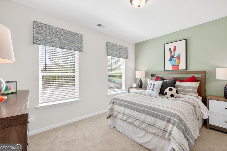 Furnished interior view inside a new home in Cobblestone Crossing Commons, Warner Robins (Image 24).