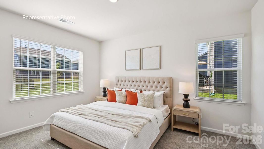 Furnished interior view inside a new home in Villages of Maiden, Maiden (Image 24).