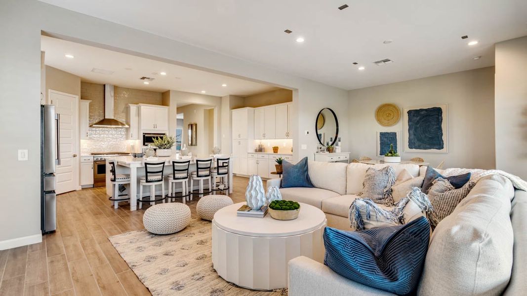 Furnished interior view inside a new home in The Ridge at Stone Butte, Phoenix (Image 9).
