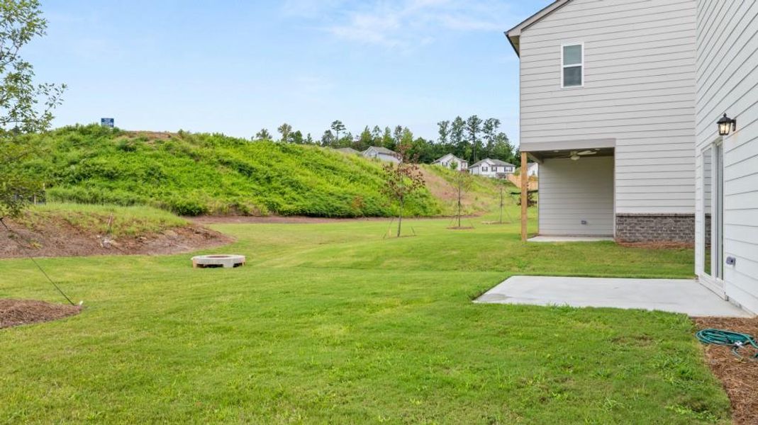 Exterior details and patio area of a home in Timber Ridge: Timber Ridge 42', Douglasville (Image 3). Exterior details and patio area of a home in Timber Ridge: Timber Ridge 42', Douglasville (Image 3).