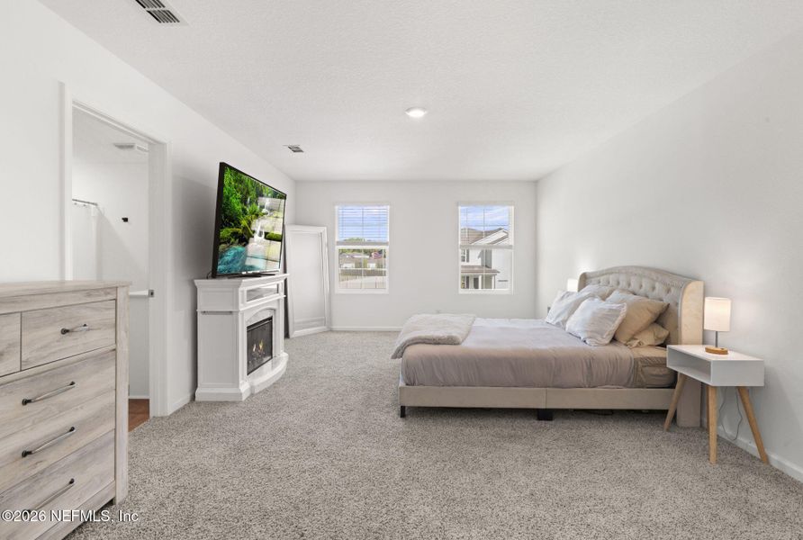 Furnished interior view inside a new home in Entrada, St. Augustine (Image 18). Furnished interior view inside a new home in Entrada, St. Augustine (Image 18).