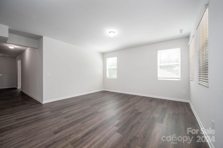 Living room with lots of natural light