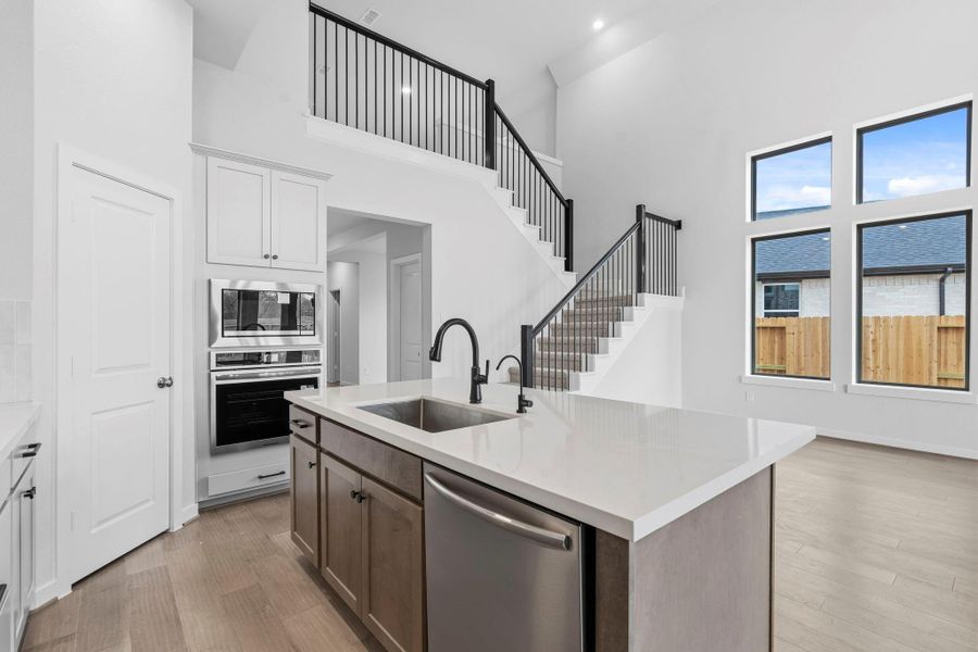 Furnished interior view inside a new home in Sienna 45', 50', Missouri City (Image 9).