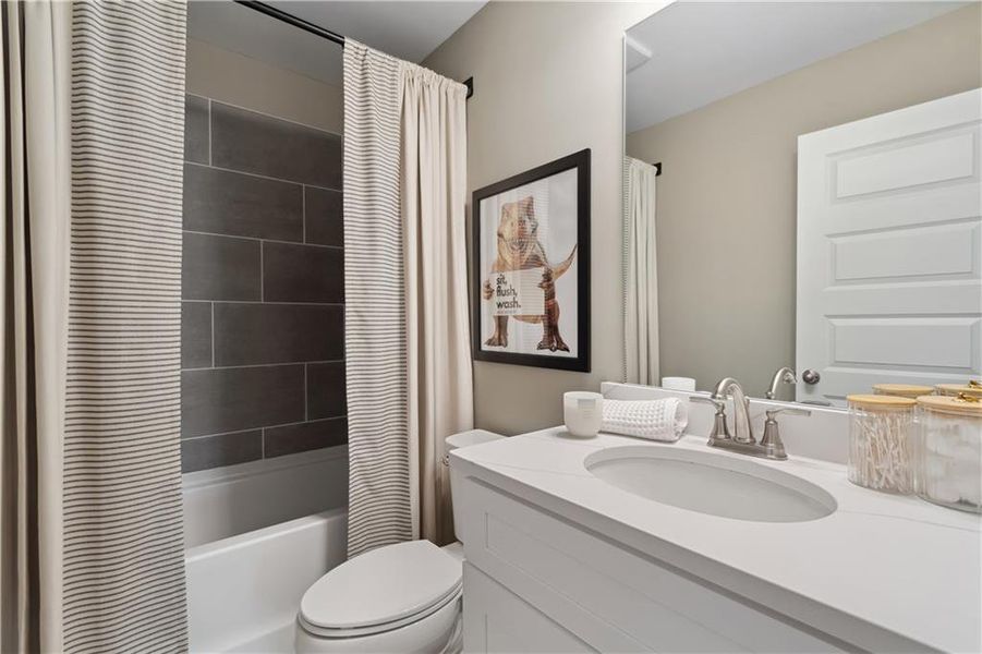 Furnished interior view inside a new home in Westwind Estates, Hampton (Image 33).