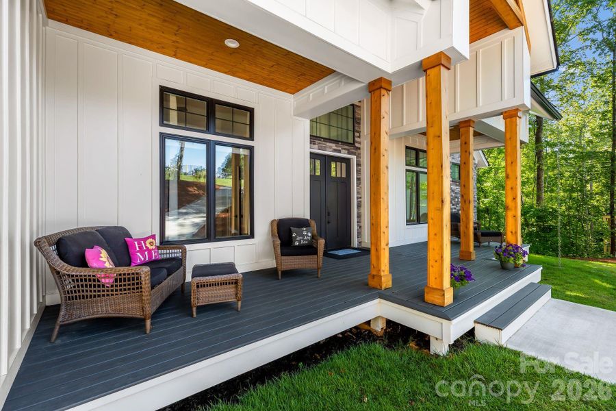 Exterior details and patio area of a home in , Denver (Image 4).