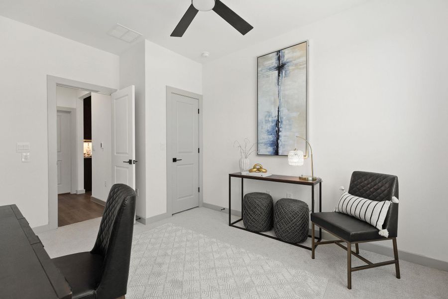 This picture is from another build with a similar floorplan.  The listing is for a to be built home with similar build and fit and finish.