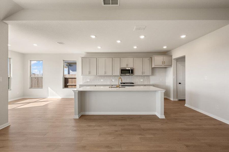 Furnished interior view inside a new home in Willow Springs, Buda (Image 7).