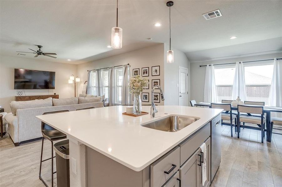 Furnished interior view inside a new home in , Cedar Hill (Image 26). Furnished interior view inside a new home in , Cedar Hill (Image 26).