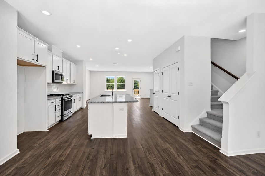 Furnished interior view inside a new home in Silverstone, Knightdale (Image 5).