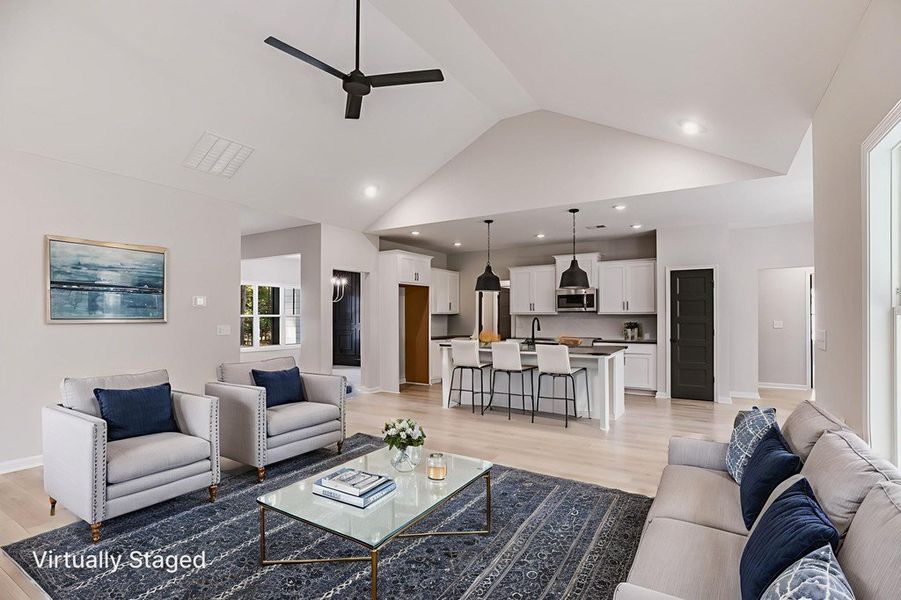 Furnished interior view inside a new home in LOVVORN ESTATES, Carrollton (Image 8).