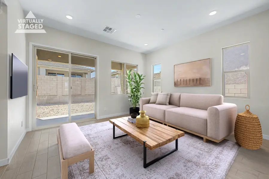 Furnished interior view inside a new home in Mira Vista at Victory, Buckeye (Image 4).