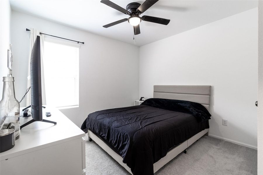 Furnished interior view inside a new home in Burnet Fields at Baytown Crossings, Baytown (Image 16). Furnished interior view inside a new home in Burnet Fields at Baytown Crossings, Baytown (Image 16).