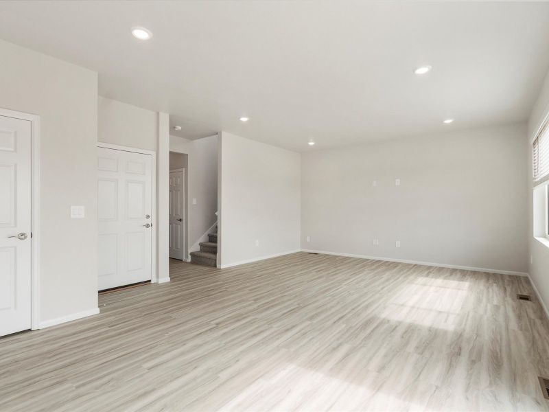 Spacious, unfurnished interior of a new home in Westgate, Greeley (Image 9). Spacious, unfurnished interior of a new home in Westgate, Greeley (Image 9).