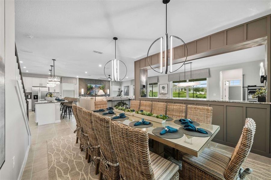 Furnished interior view inside a new home in , Kissimmee (Image 15).