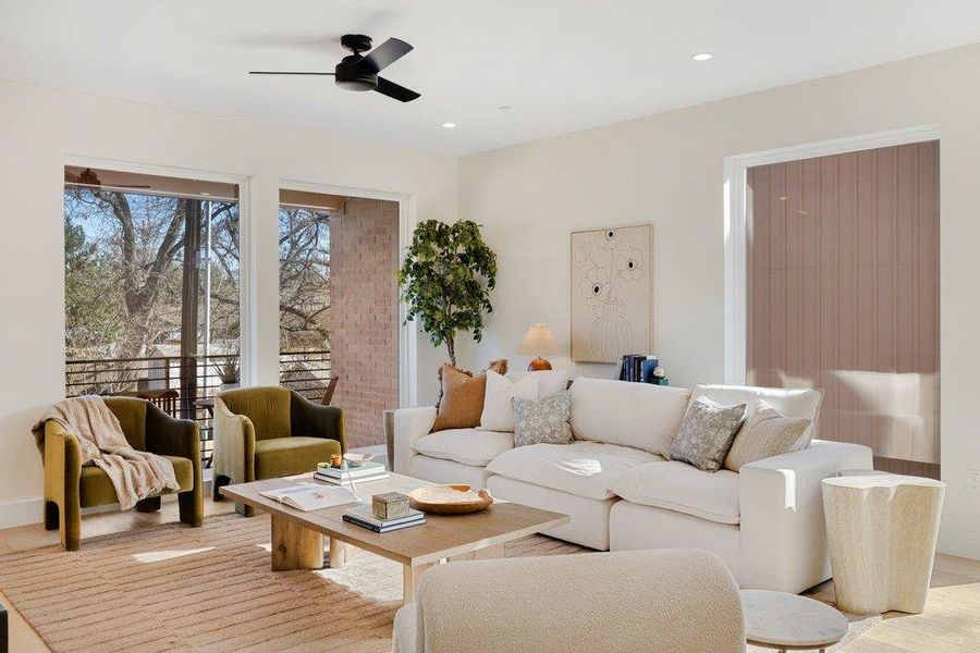 Furnished interior view inside a new home in , Austin (Image 7).