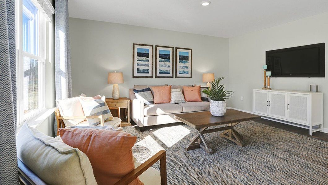 Furnished interior view inside a new home in Holly Oaks, Statesboro (Image 12).