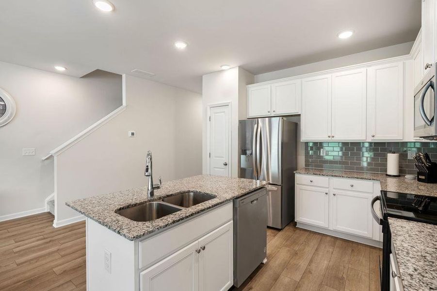 Furnished interior view inside a new home in , Hoschton (Image 13).